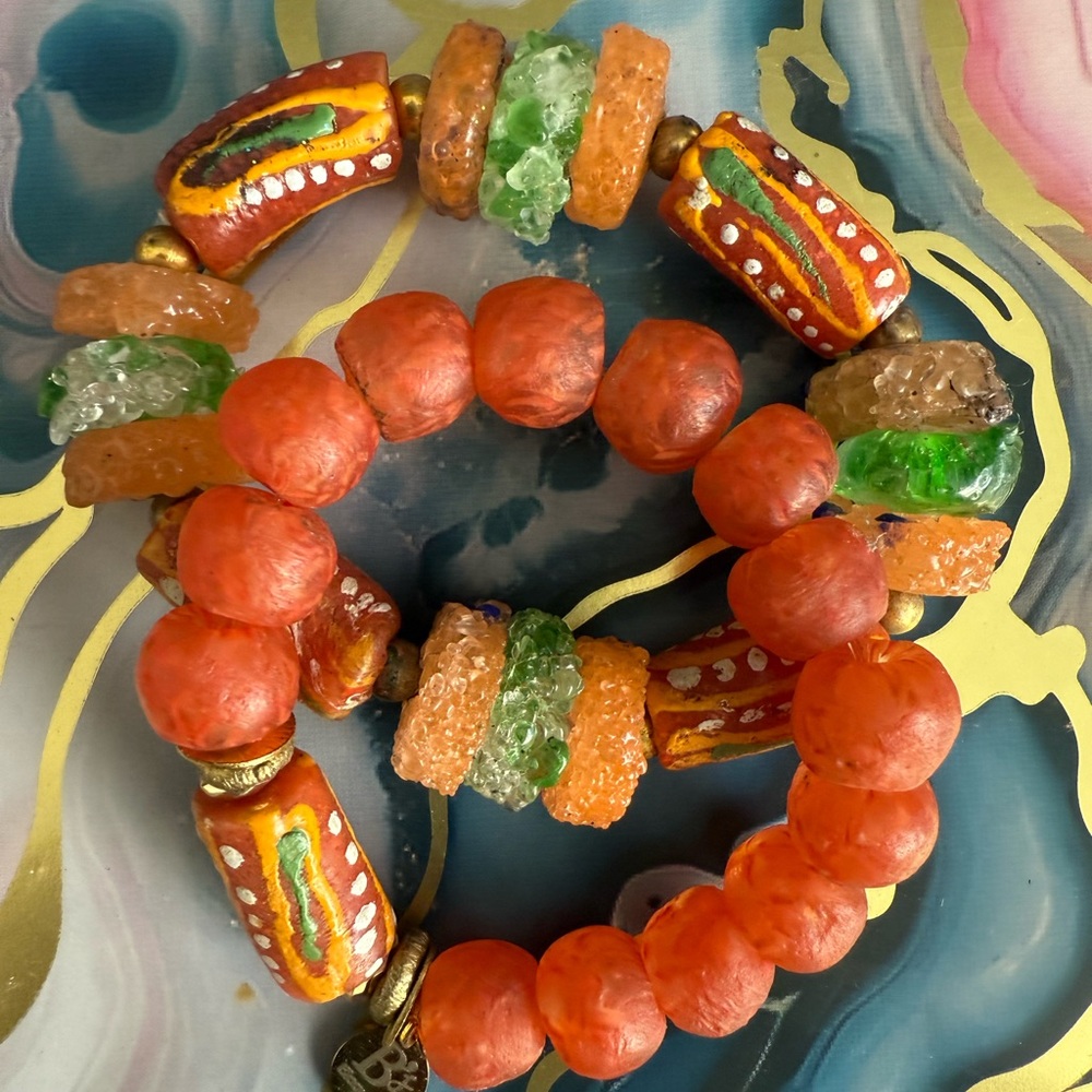 Colorful Beaded Bracelet Set